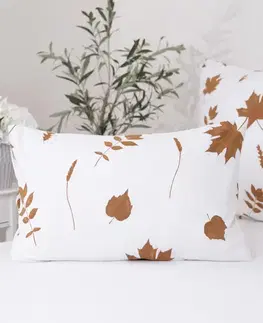 Dekoračné obliečky MKLozkoviny.sk Flanelová obliečka na vankúš 40 x 60 cm - Jeseň-  -