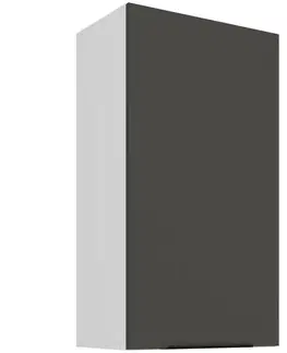 Kuchynské skrinky visiace Kuchynská skrinka Aria-GR/WH anti fingerprint 50G-90 1F
