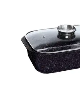 Pekáče, plechy SSW - Pekáč 34x24x10cm so sklenenou pokrievkou GUSTO NATURA