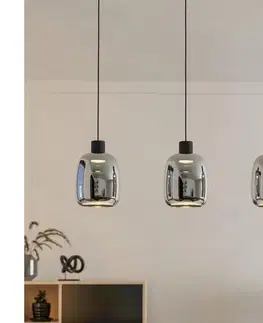 Svietidlá Eglo 901121-LED RGBW Stmievateľný luster na lanku MOLOCHIO-Z 3xLED/3,7W/230V šedá 901121