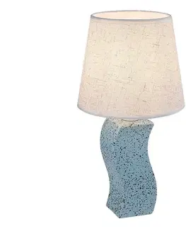 Lampy Rabalux 74074 - Stolná lampa DAYAMI 1xE14/40W/230V modrá 74074