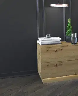 Nočné stolíky SELION S2 nočný stolík, dub artisan