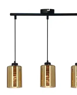 Stropná svetla Cox previs 3x60W e27 zlatá