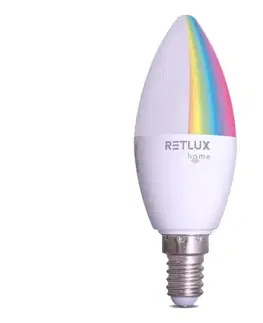 Žiarovky  - LED RGBW Stmievateľná žiarovka C37 E14/4,5W/230V 2700-6500K Wi-Fi Tuya 52000055
