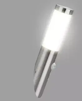 Vonkajšie moderné svietidlá Nástenná záhradná lampa INOX 8263 LP451
