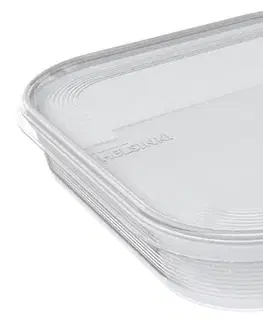 Dózy na potraviny PLAST TEAM - Dóza HELSINKI 900ml číra, 19x4x19cm