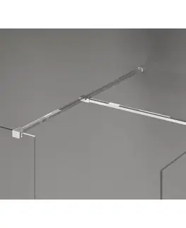 Sprchové dvere MEXEN/S - Kyoto-X Sprchová zástena WALK-IN 100 x 100, transparent 10 mm, chróm 800-100-202-01-00-100-X