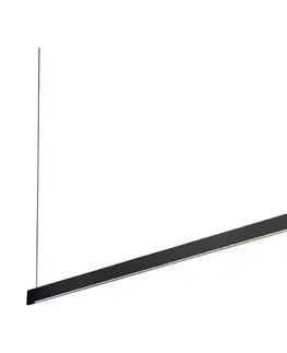 Svietidlá Ideal Lux - LED luster na lankách DESK WIDE LED/36W/230V CRI 90 120 cm čierny 336190