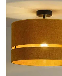 Svietidlá  - Prisadený luster DOUBLE 1xE27/15W/230V pr. 40 cm oranžová 604598