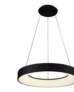 Svietidlá Azzardo  - LED Stmievateľný luster na lanku SANTANA LED/80W/230V čierna + DO 