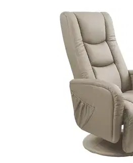Masážne kreslá HALMAR Pulsar relaxačné kreslo cappuccino