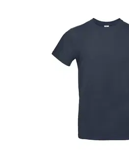 Pánske tričká B&C Tričko B&C - modré (navy)  S