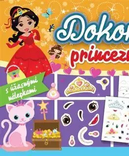 Nalepovačky, vystrihovačky, skladačky Dokonči princezné