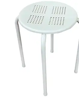 Stolčeky a hokerlíky Taburetka DR-N-656 Felipe 10892 biela