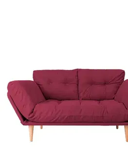 Pohovky a gauče Trojmiestna rozkladacia pohovka Nina Daybed - Dark Red GR105