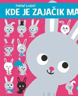 Leporelá, krabičky, puzzle knihy Kde je zajačik Max? - Pohľaď a nájdi!