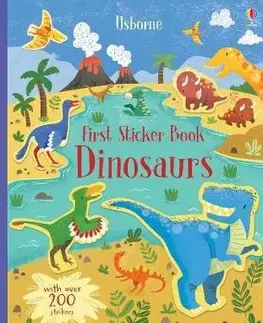 V cudzom jazyku First Sticker Book Dinosaurs - Hannah Watson,Jordan Wray