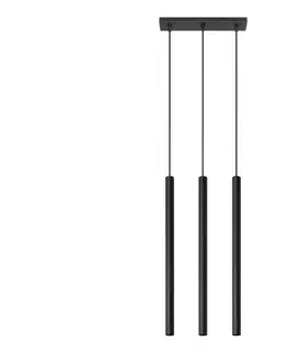 Svietidlá  SL.0470 - Luster na lanku PASTELO 3 3xG9/8W/230V čierna SL.0470