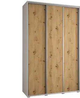 Šatníkové skrine Skriňa 45 Canaris 1 150 biela/artisan/silver