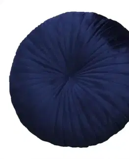 Dekoračné vankúše Vankúš Velvet Round 45 granátová