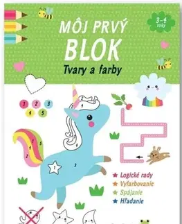 Pre deti a mládež - ostatné Môj prvý blok: Tvary a farby
