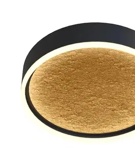 Svietidlá Wofi 9002-104M-LED Stmievateľné stropné svietidlo BORDEAUX LED/37W/230V čierna/zlatá 9002-104M