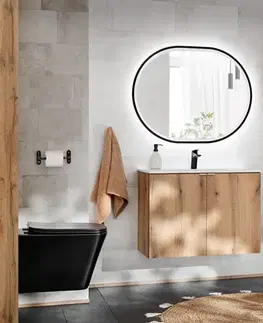 Skrinky do kúpeľne ArtCom Závesná skrinka do kúpeľne NOVA Oak 83-30-1D