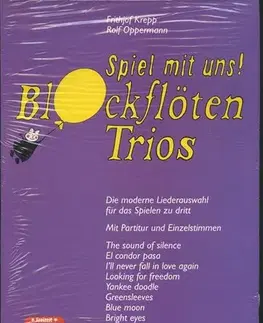 V cudzom jazyku Spiel mit uns! Blockflöten Trios - Frithjof Krepp