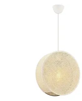 Svietidlá  Závesné svietidlo na lanku BIG DRUM 1xE27/60W/230V krémové 390FLH2521