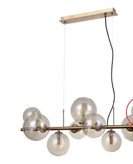Lampy  - Náhradné sklo k lustru a nástennému svietidlu CANELLO G9 pr. 11 cm hnedá CZ.PND-406007-HBR.11