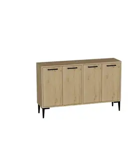 Komody Konzolový stolík Frezya - Sapphire Oak