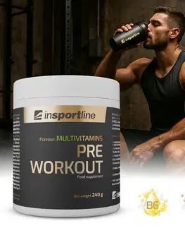 Stimulanty a energizéry Výživový doplnok inSPORTline Pre Workout 240g multivitamín