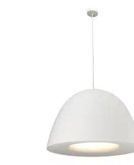 Svietidlá  111042 - Luster na lanku REVOLVE 1xE27/11W/230V biela 111042