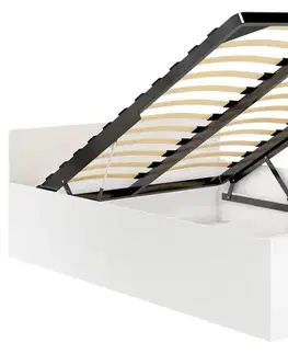 Manželské postele Manželská posteľ 120x200 TEREZKA, biela
