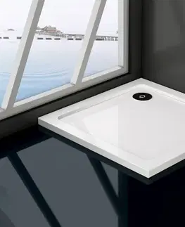 Kúpeľňové batérie OLSEN SPA - VÝHODNÝ SET - ŠTVOREC SMART RANDA s vaničkou - Farba rámu zásteny - Hliník chróm, Rozmer A - 90 cm, Rozmer B - 90 cm, Smer zatváranie - Univerzálny Ľavé / Pravé, Výplň - Číre bezpečnostné sklo - 4/6 mm OLCTVER90CC1