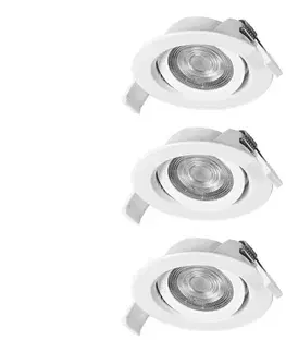 Svietidlá Osram - SADA 3x LED zapustené bodové svietidlo SPOT LED/4,9W/230V 2700K biela 4099854445842