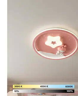 Svietidlá BRILAGI - stmievateľné LED detské stropné svietidlo BUNNY LED/83W/230V 3000-6000K +DO BR1386-1