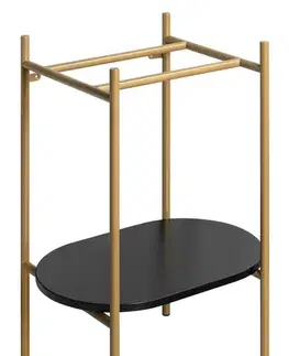 Kúpeľňový nábytok PUNO podstavec pod umývadlo 550x795x396mm, zlatá mat SKA590-5