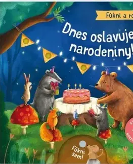 Leporelá, krabičky, puzzle knihy Fúkni a rozsvieť - Dnes oslavujeme narodeniny!