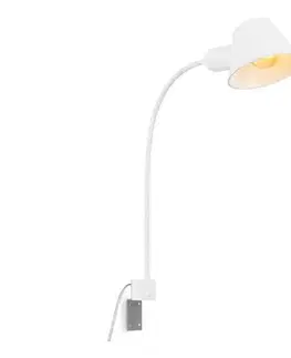 Svietidlá Briloner 2079-016 - Nástenná flexibilná lampa 1xE27/10W/230V biela 2079-016