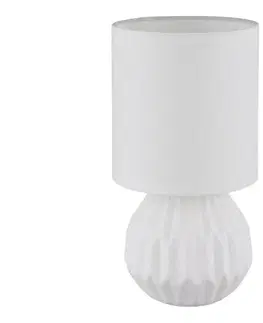 Lampy Globo 21730W - Stolná lampa SYLAS 1xE14/40W/230V biela 21730W