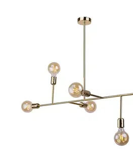 Svietidlá -  8224 - Luster na tyči DADIM 6xE27/10W/230V 8224