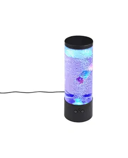 Stolné lampy Bublinková trubica čierna 30 cm vrátane LED RGB - Sealife