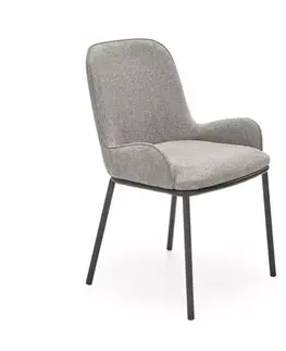 Čalúnené stoličky Stolička K481 tkanina/kov popol 54x60x83