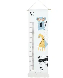 Doplnky pre deti Hatu Detský meter na zavesenie Žirafa, 40 x 140 cm