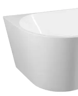 Vane AQUALINE - TAJO nástenná stojaca vaňa 170x80cm, biela E1980