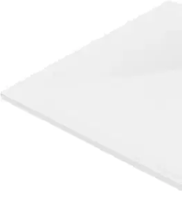Vane MEXEN/S - Stone+ štvorcová sprchová vanička 70 x 70, biela, mriežka čierna 44107070-B