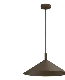 Svietidlá  Závesný luster na lanku ANEGA 1xGX53/15W/230V pr. 40 cm hnedá 8183A