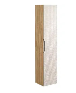 Skrinky do kúpeľne ArtCom Vysoká skrinka do kúpeľne LUXOR Beige 80-01-1D