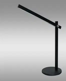 Stolné lampy na písací stôl Kancelárska lampa Panan ALU čierna LED LB1